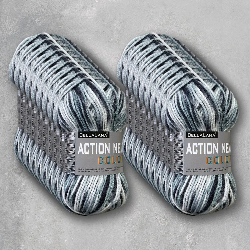 Wollpaket ACTION NEW color 10x 50gr. (zum Vorteilspreis)