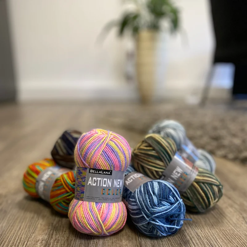 Wollpaket ACTION NEW color 10x 50gr. (zum Vorteilspreis)