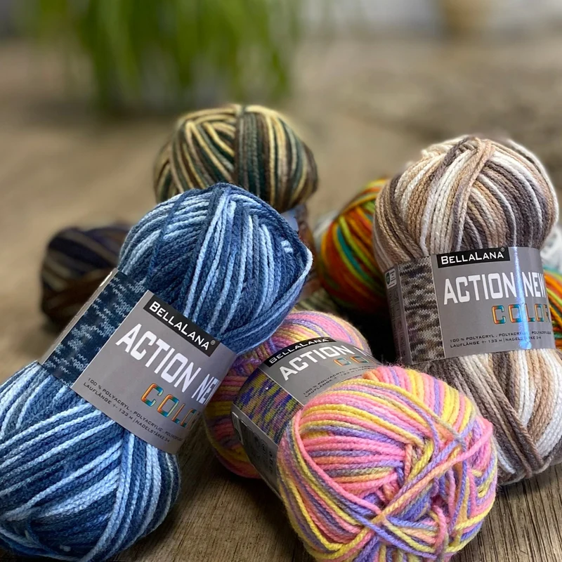 Wollpaket ACTION NEW color 10x 50gr. (zum Vorteilspreis)