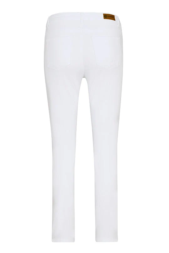 7/8-Stretchhose 5-Pocket Skinny Farbe Weiß