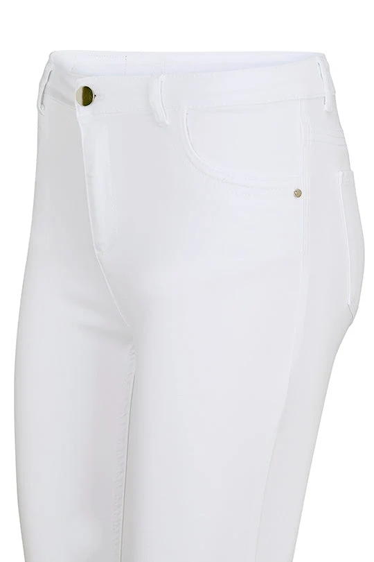 7/8-Stretchhose 5-Pocket Skinny Farbe Weiß