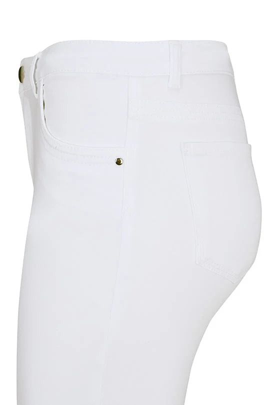 7/8-Stretchhose 5-Pocket Skinny Farbe Weiß