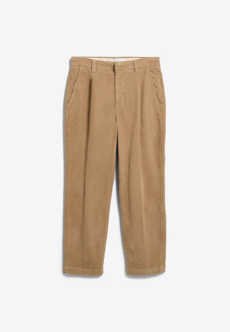 TAAMIR CORD-BUNDFALTENHOSE | honey reed