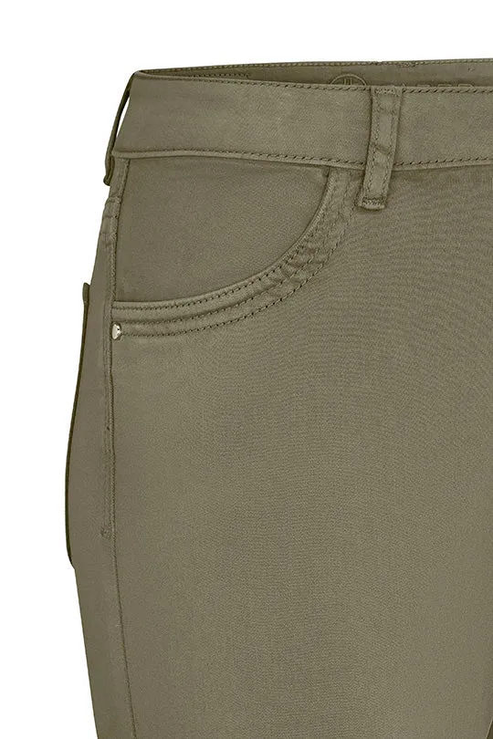 7/8-Stretchhose 5-Pocket Skinny Farbe Khaki