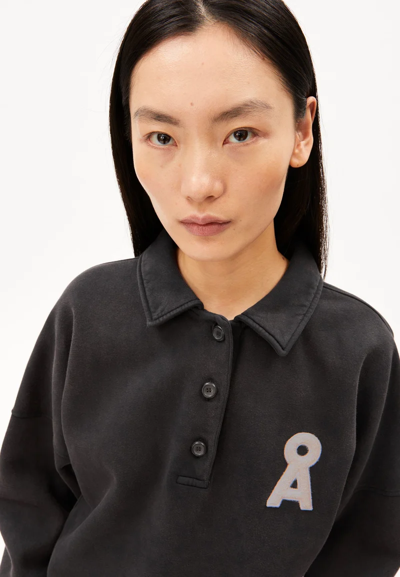 POLO-SWEATSHIRT | dark steel
