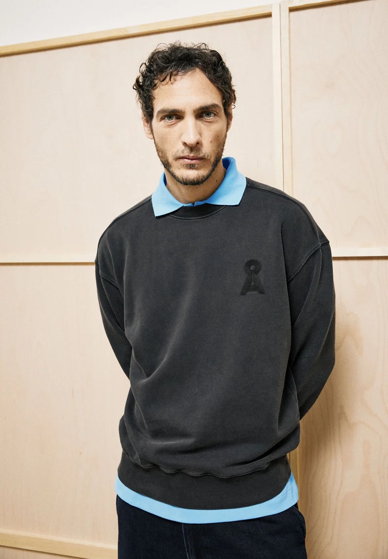 ICONIC Å GMT DYE SWEATSHIRT | black washed