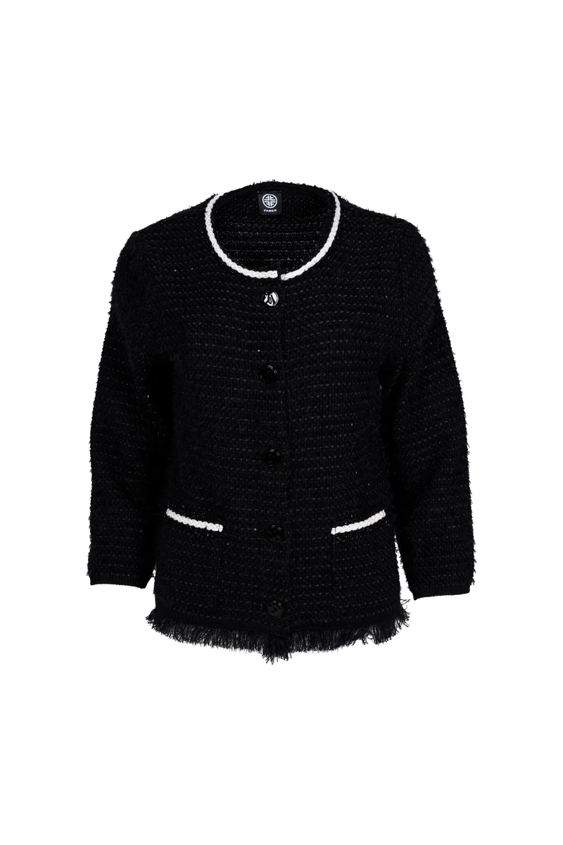 Jacke in edler Strickstruktur | 100% Made in Germany