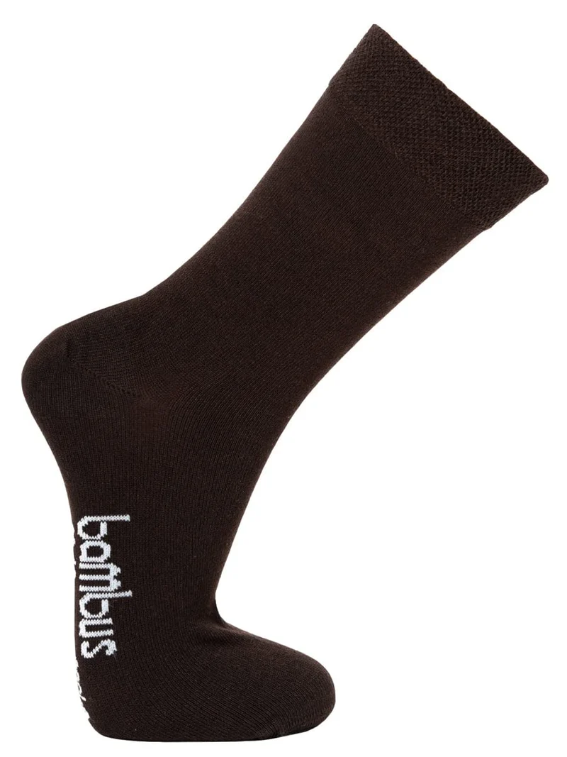 3 Paar Bambus Viskose Casual Business Socken Pique Bund