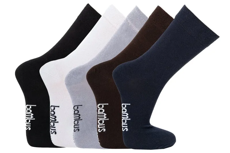 3 Paar Bambus Viskose Casual Business Socken Pique Bund