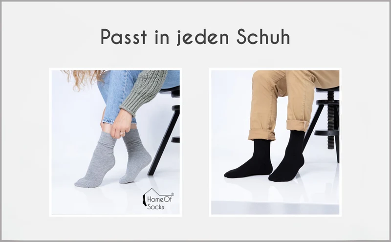 Ein Paar Bambus Kaschmir Business Strumpf
