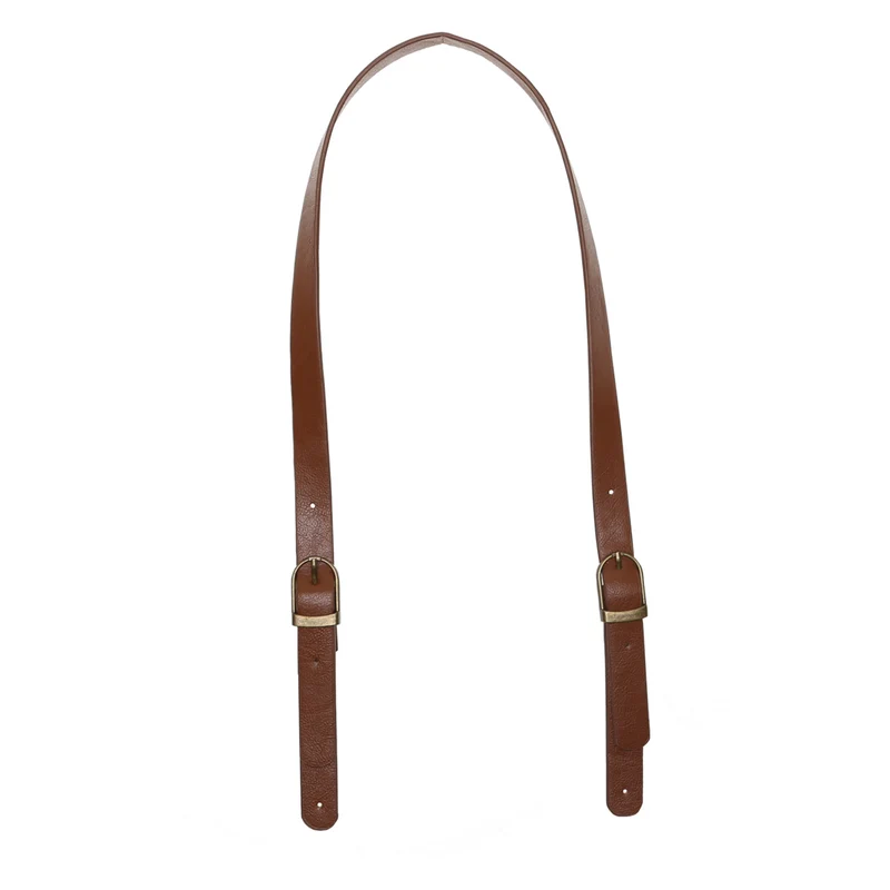 Go Handmade Taschengriffe 80 x 1,8cm 2 Stk. Braun/Bronze
