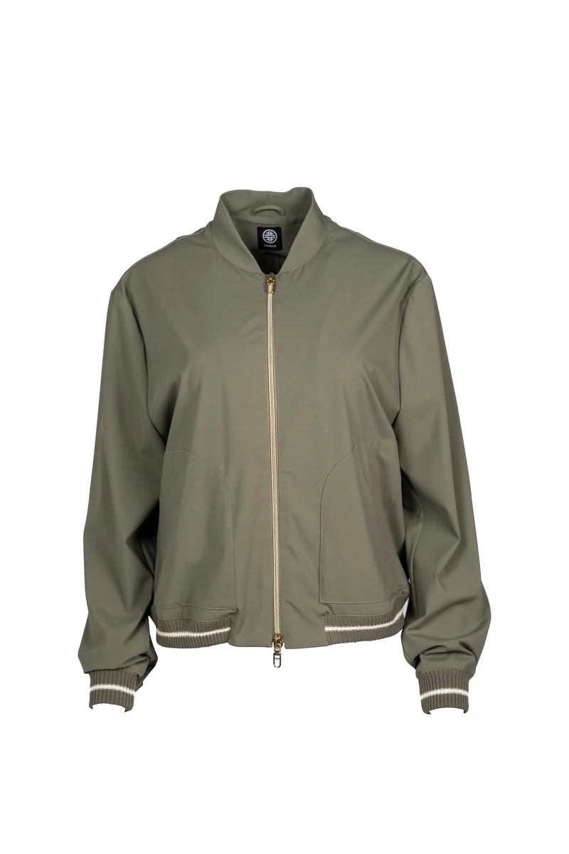 Sportiver Blouson mit Strickbündchen
