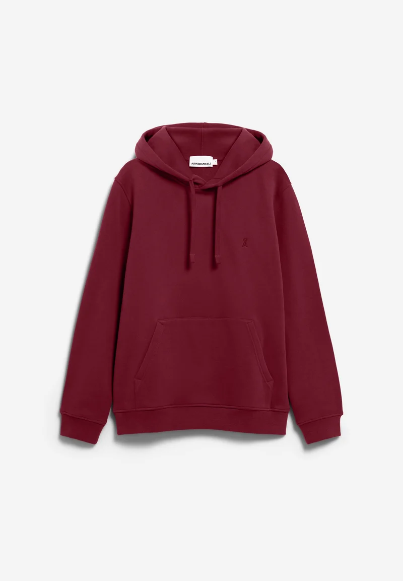 PAARLO FLEECE HOODIE | velvet red