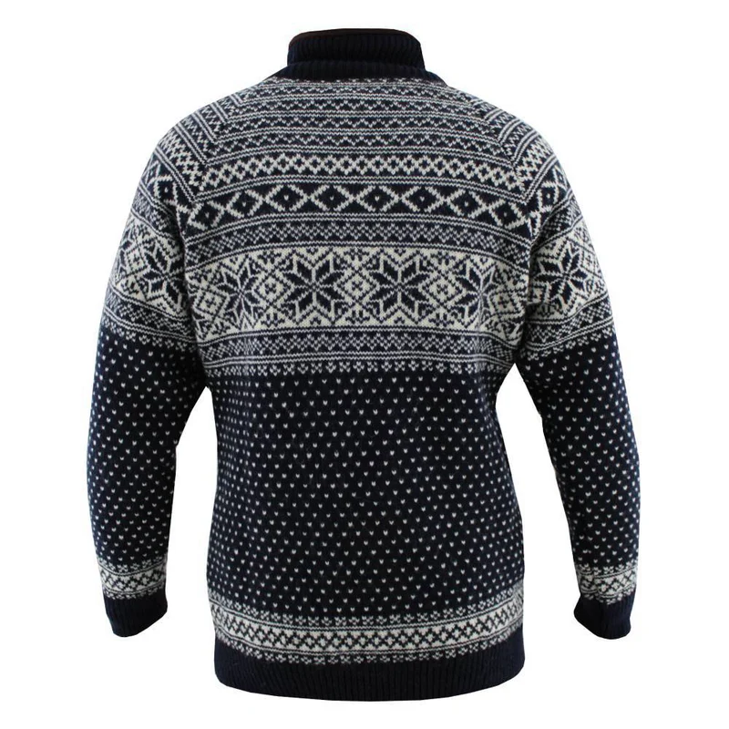 Jacke mit Reißverschluss aus reiner Schurwolle - NOORWOOL
