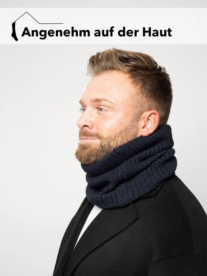 Schal mit Thinsulate Fütterung Grobstrick