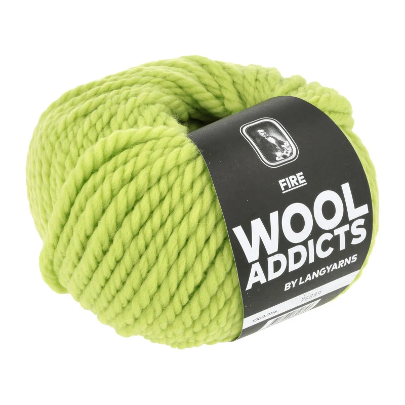 lange Garne Wolle addict Feuer