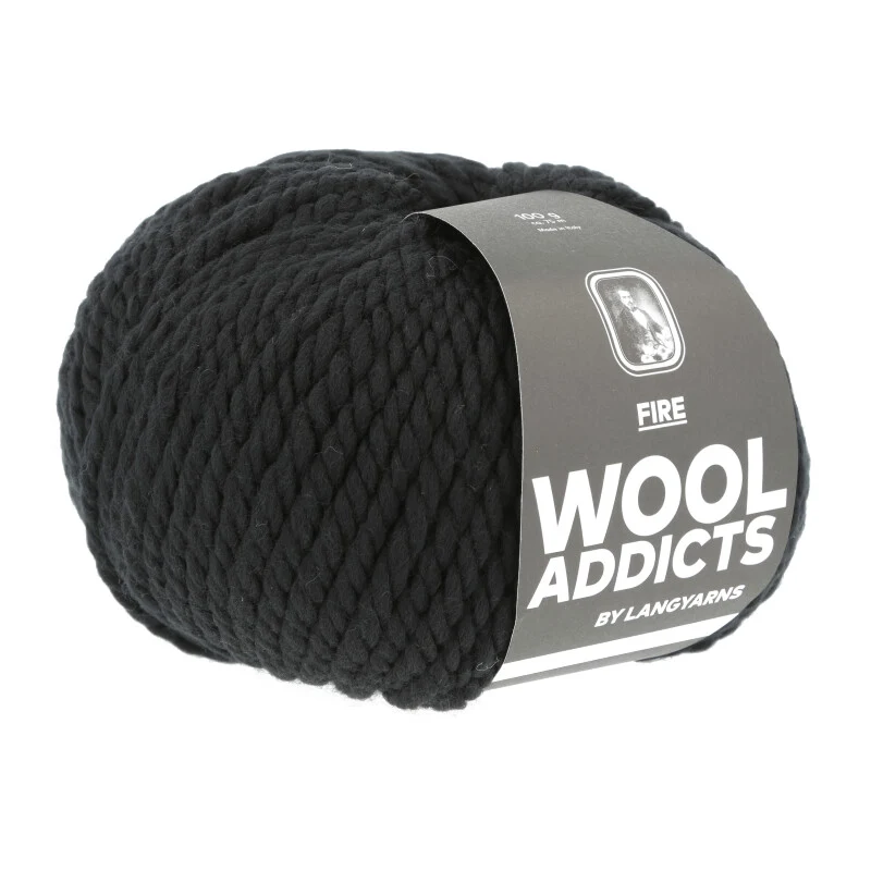 lange Garne Wolle addict Feuer
