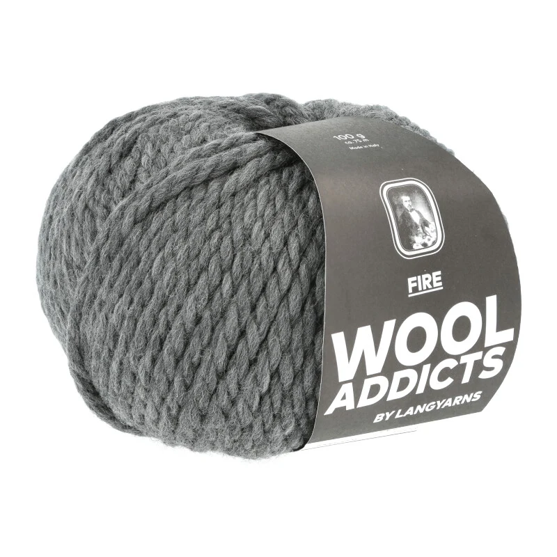 lange Garne Wolle addict Feuer