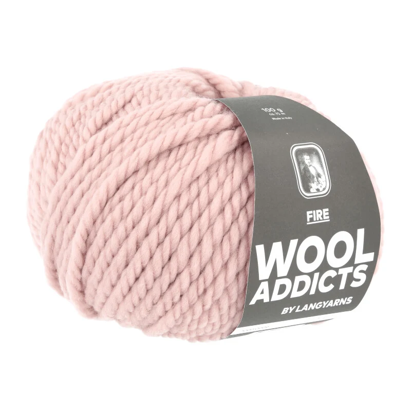 lange Garne Wolle addict Feuer