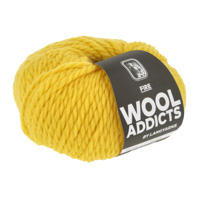 lange Garne Wolle addict Feuer