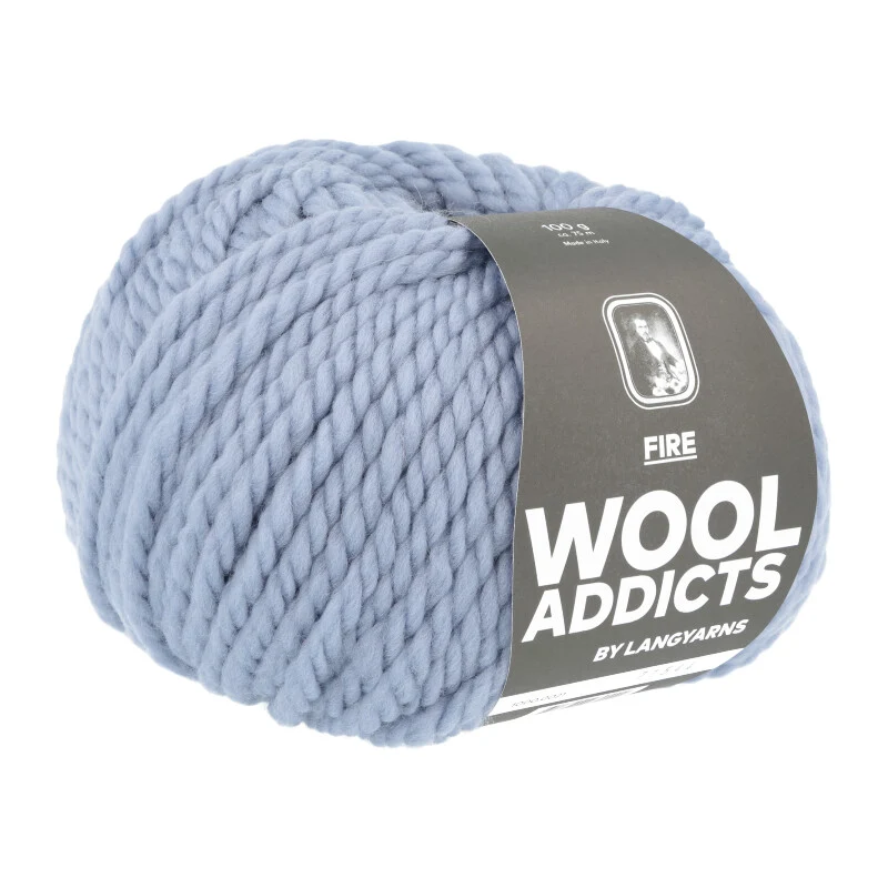 lange Garne Wolle addict Feuer