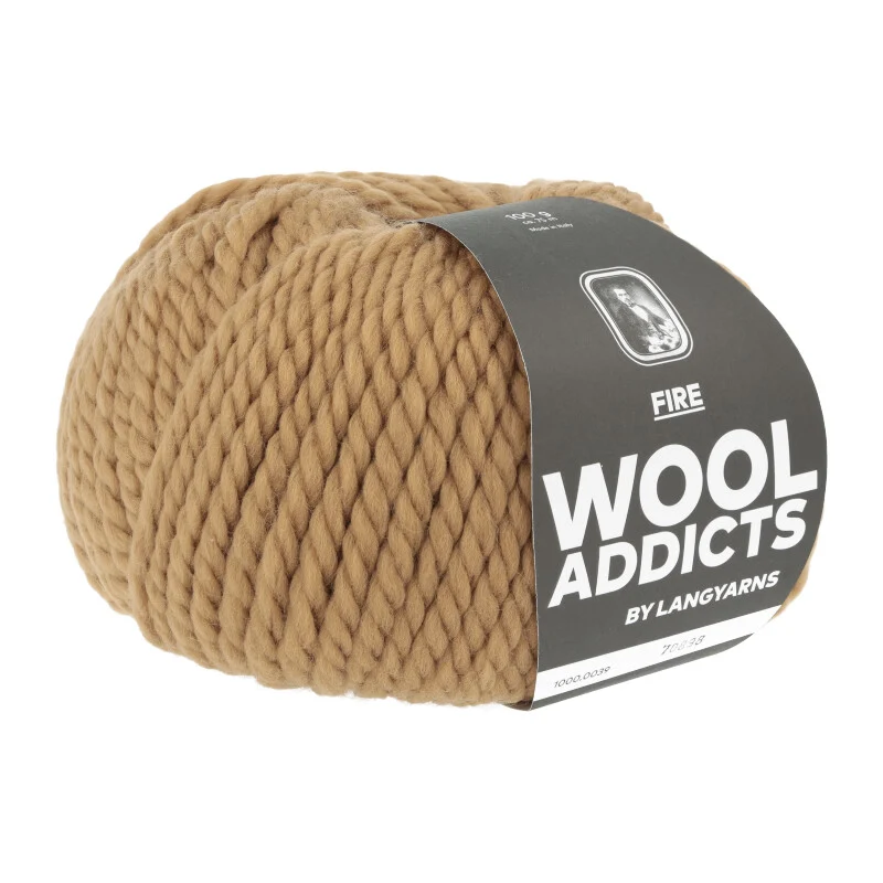 lange Garne Wolle addict Feuer