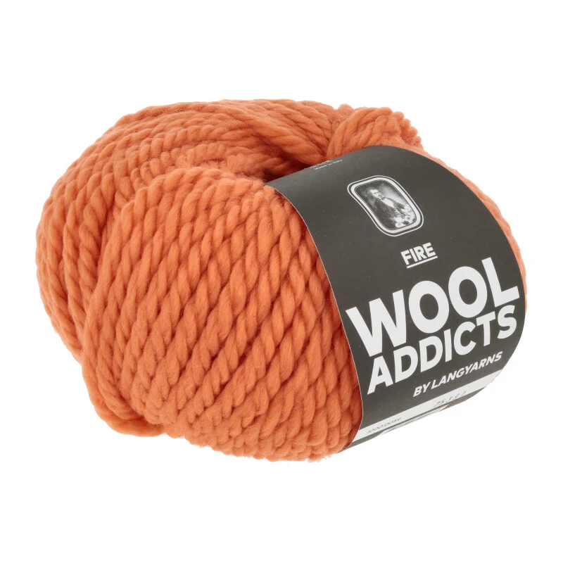 lange Garne Wolle addict Feuer