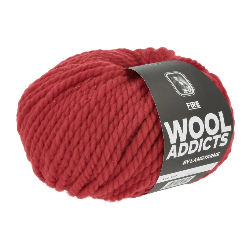 lange Garne Wolle addict Feuer