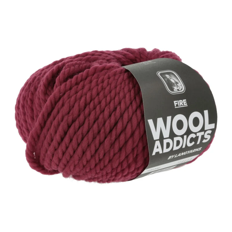 lange Garne Wolle addict Feuer
