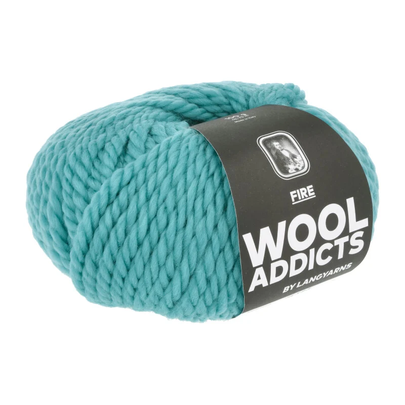 lange Garne Wolle addict Feuer