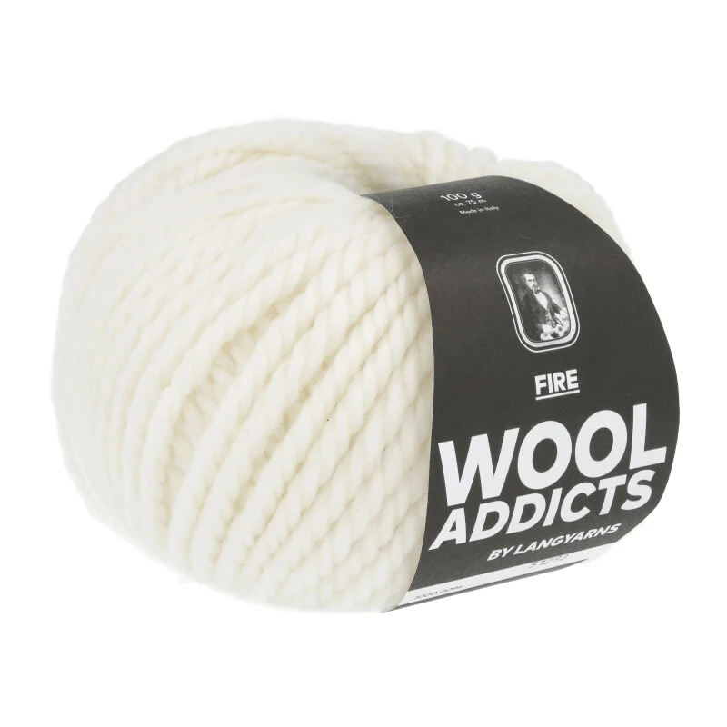lange Garne Wolle addict Feuer