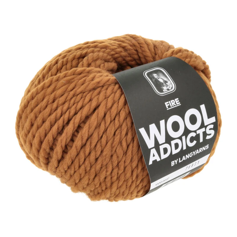 lange Garne Wolle addict Feuer