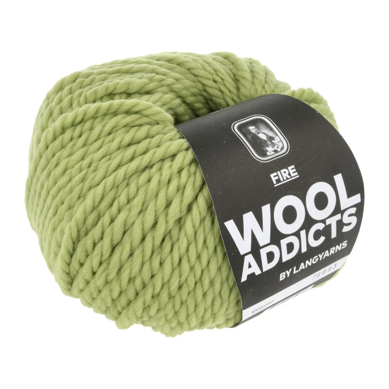 lange Garne Wolle addict Feuer