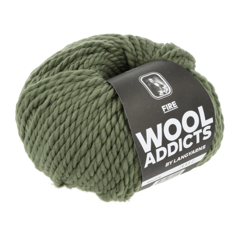 lange Garne Wolle addict Feuer