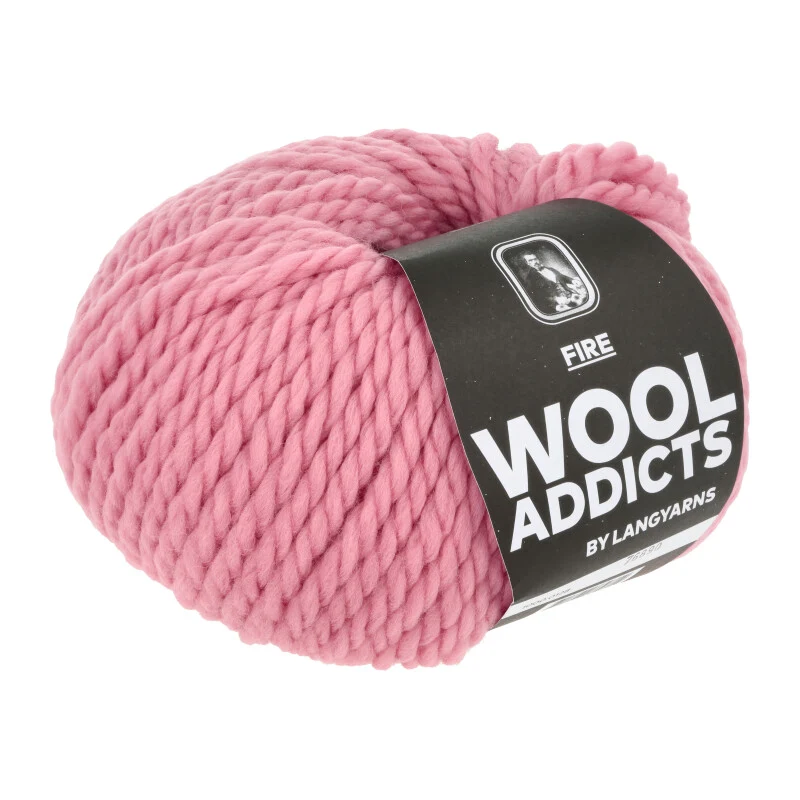 lange Garne Wolle addict Feuer