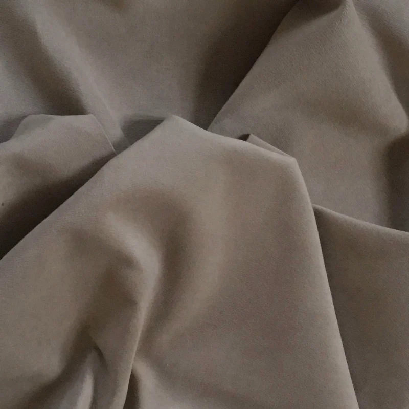 Recycelt Samt - braunbeige