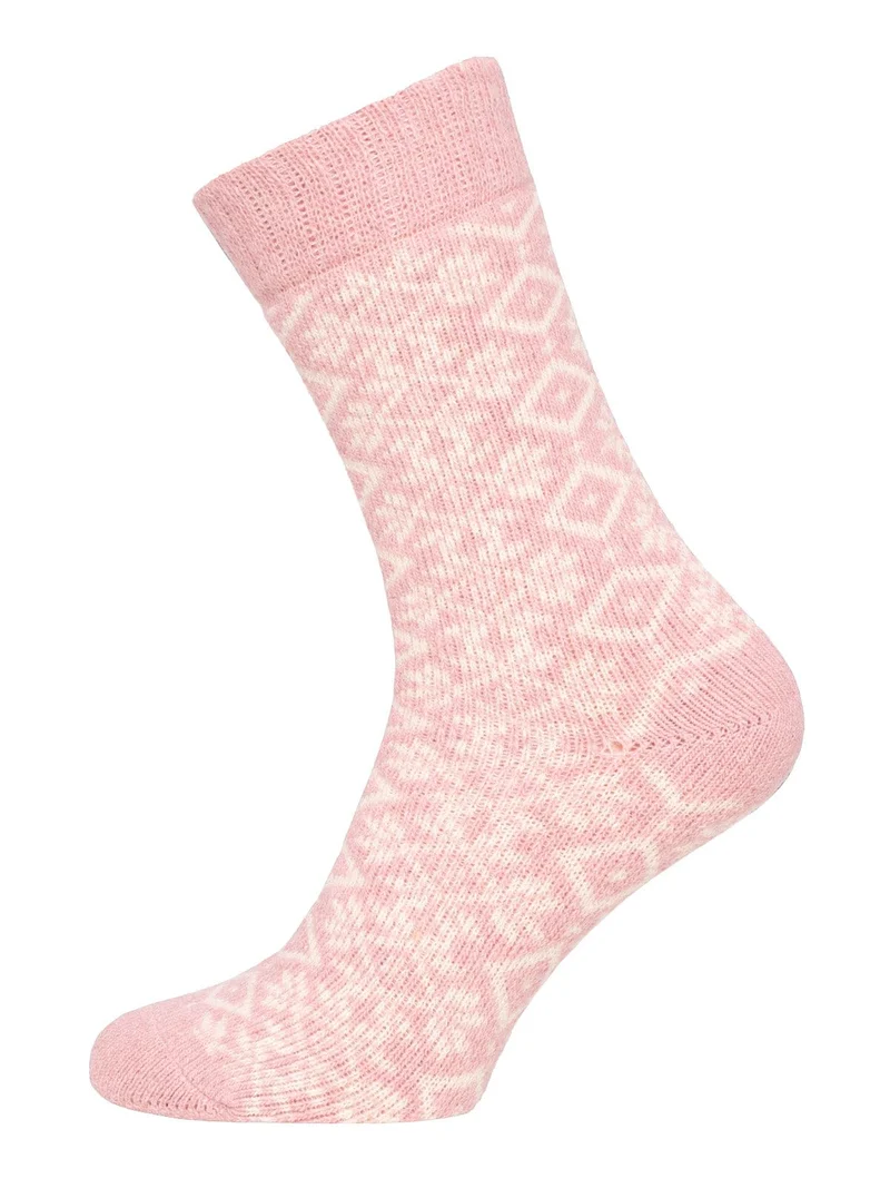 Ein Paar 45% Wollsocken Buntes s Design