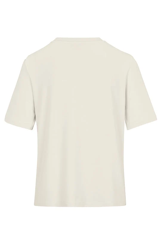 Basic-Shirt mit Viskosestretch in Farbe Champagner