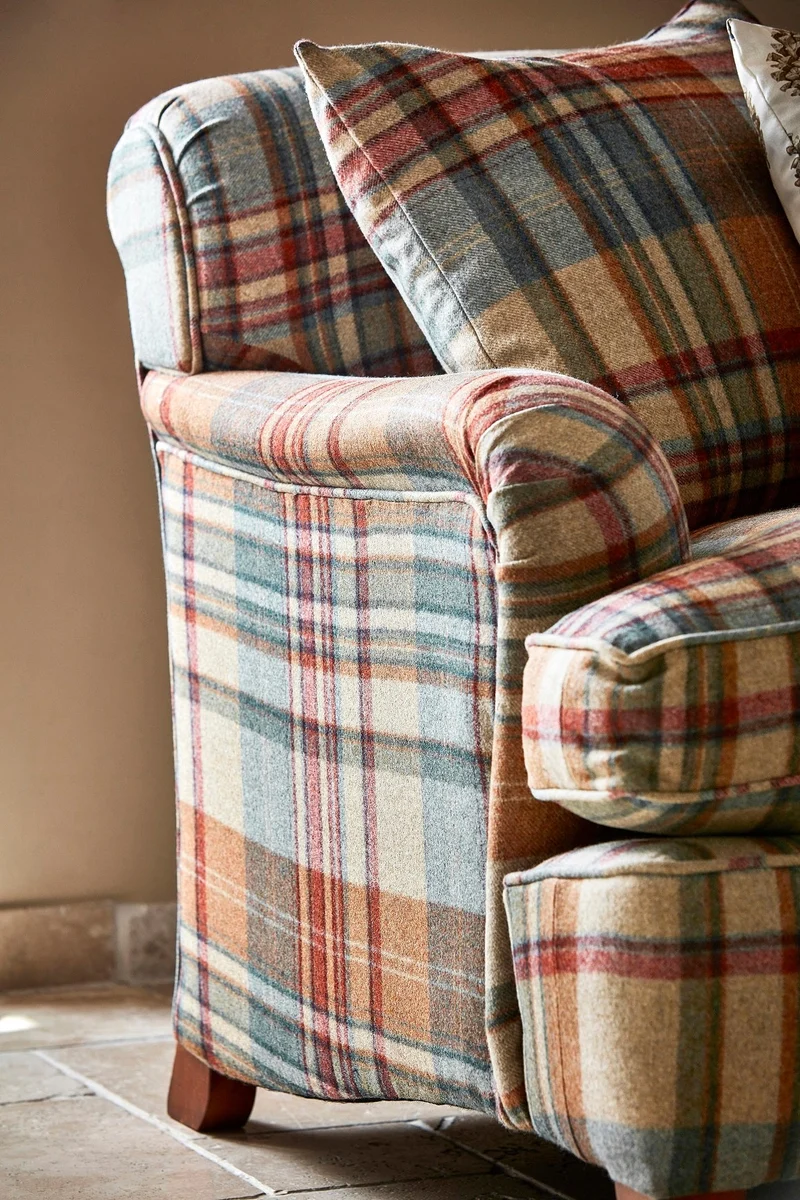 Wool Check Brayndle - fig