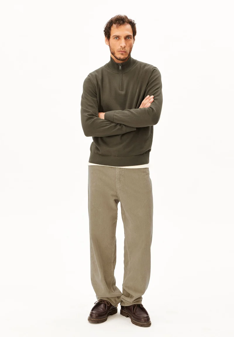 FAABES STRICKPULLOVER | dark earth