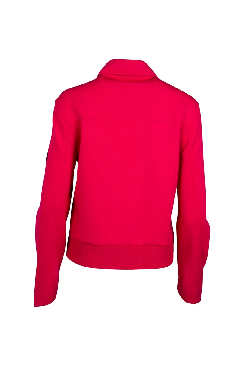 Moderne Zipjacke in Jersey