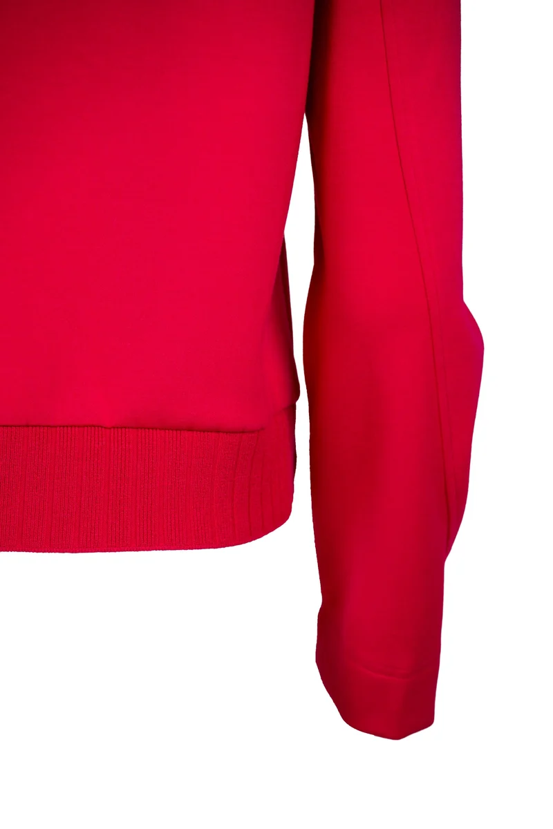 Moderne Zipjacke in Jersey