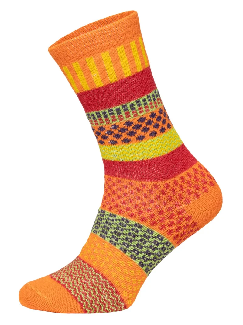 2 Paar 45% Wollsocken Bunt s Design 2 Paar