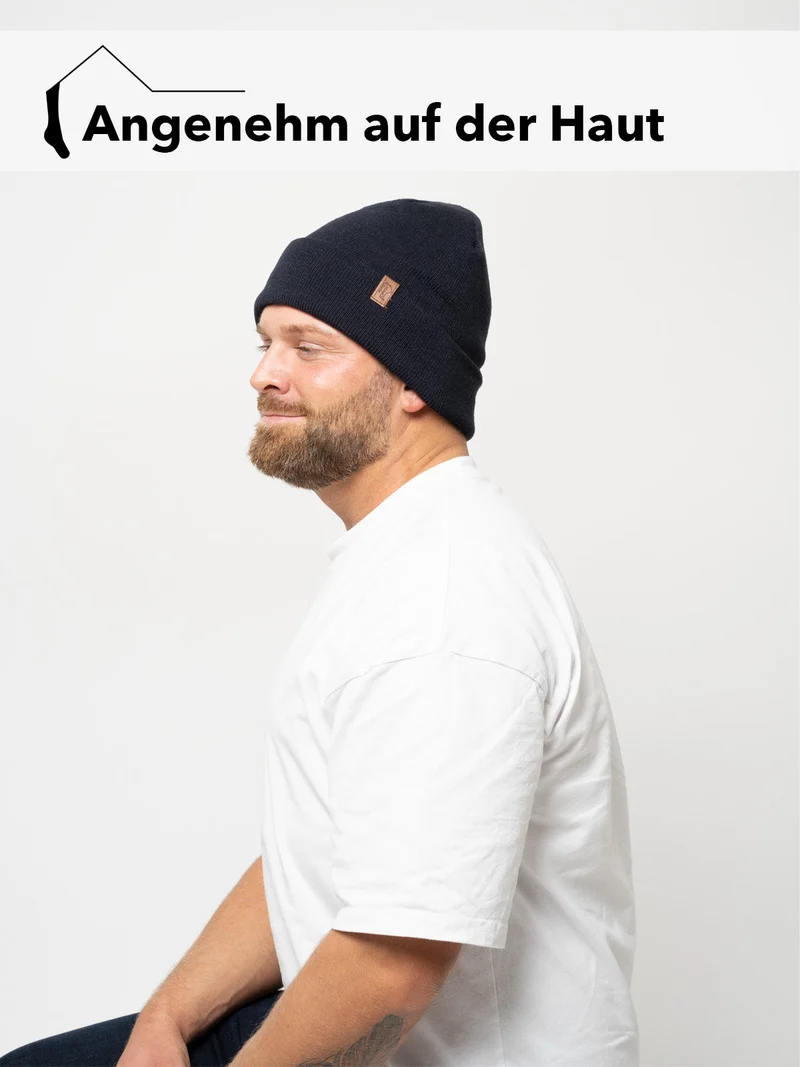 Mütze mit Thinsulate Fütterung Feinstrick