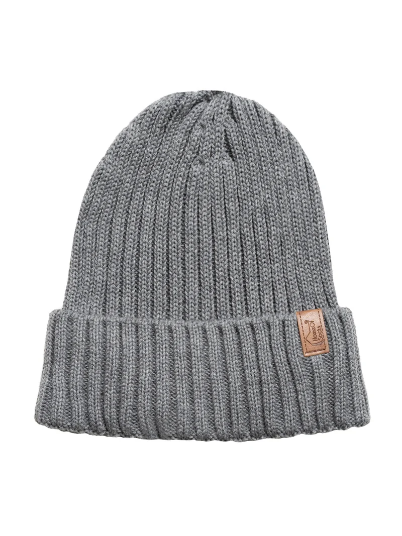 Mütze mit Umschlag Beanie aus Baumwolle