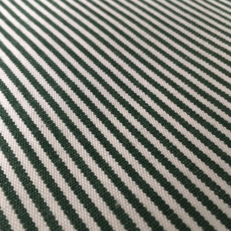 Cotton Stripes - racing green