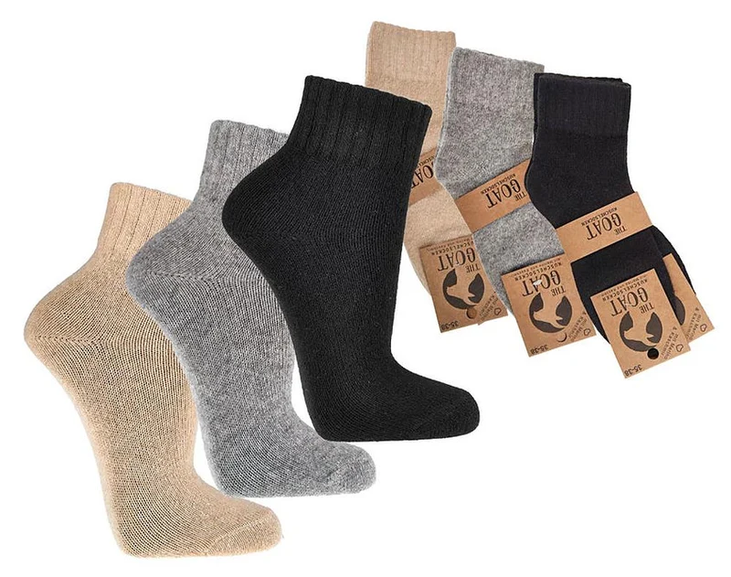 Wollsocken mit Merino- & Kaschmir Kurz im 2er Pack