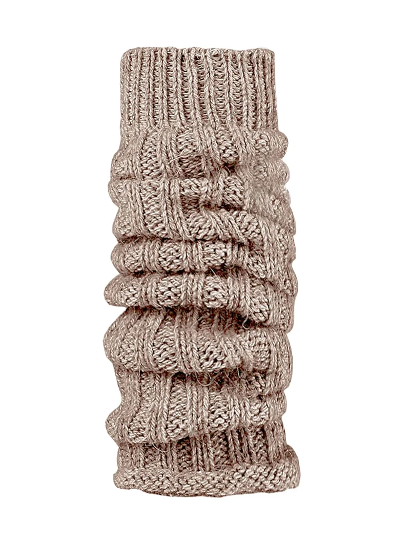 Alpaka Beinstulpen 50% Wolle