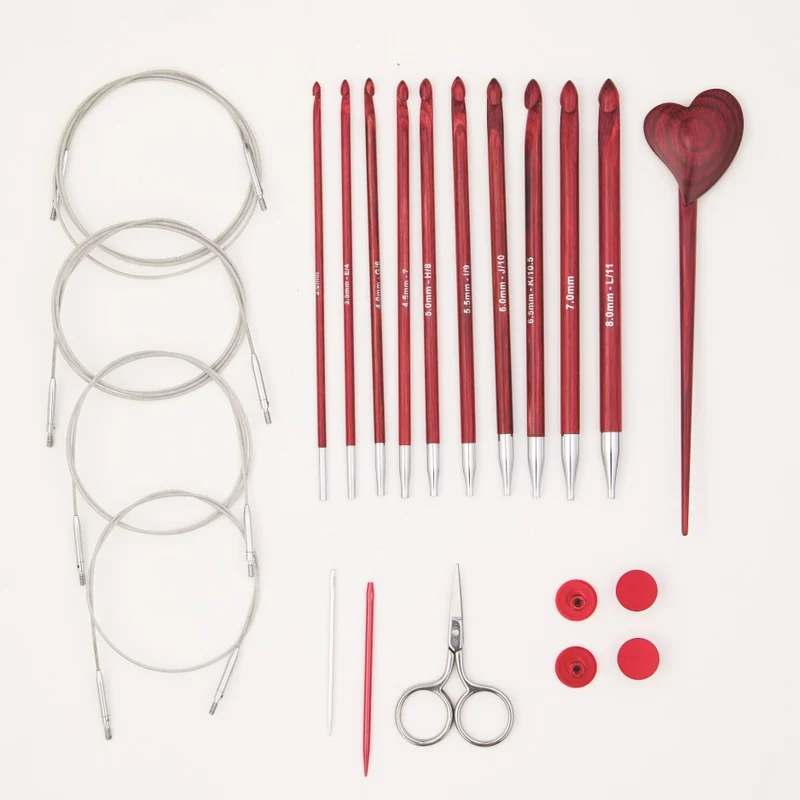 knit pro Amore tunesisches Häkelnadelset