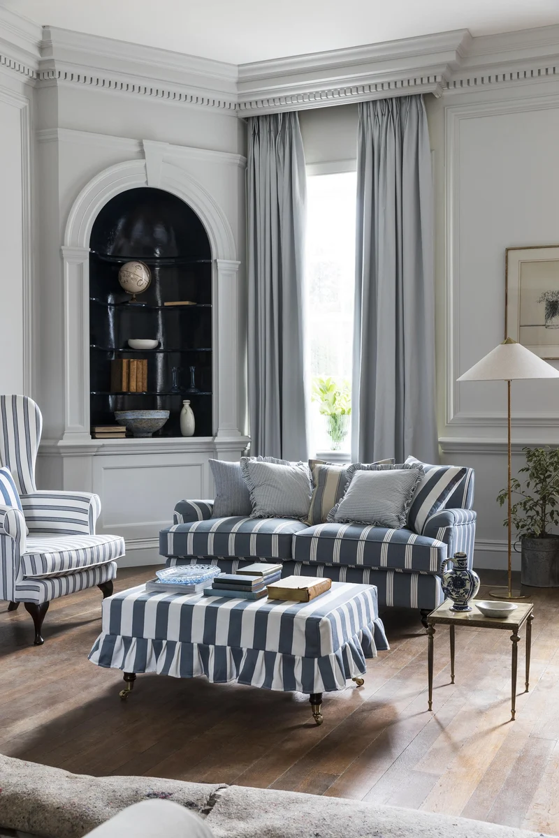 Cotton Stripes - chambray